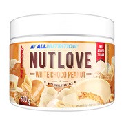 Allnutrition Nutlove White Choco Peanut, krem z białą czekoladą, orzechami i solą himalajską, 500 g        