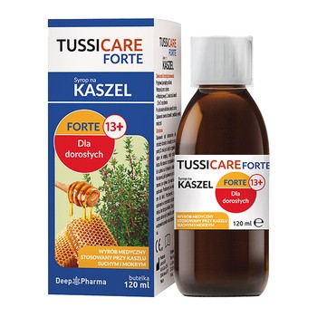 Tussicare Forte, syrop dla dorosłych, 120 ml
