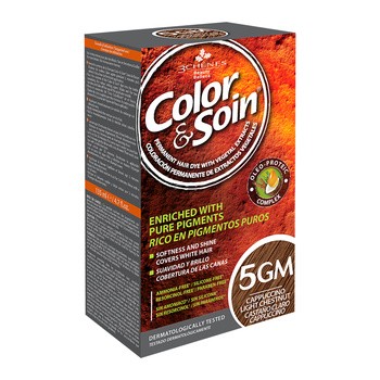 Color&Soin, farba do włosów, odcień brąz cappucino (5GM), 135 ml