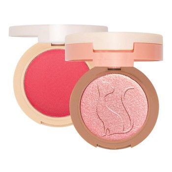 J.Cat Beauty 2 in 1 Piece of Cake Blush + Highlighter, róż i rozświetlacz 2 w 1 102 Cherry Sweet, 12,1 g