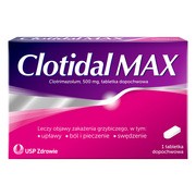Clotidal MAX, 500 mg, tabletki dopochwowe, 1 szt. https://azcdn.doz.pl/image/d/product/45f9cd5d-scale-180x180.png