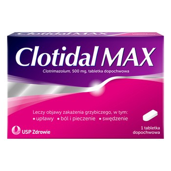 Zestaw Clotidal Max + Clotrimazolum, globulka + krem