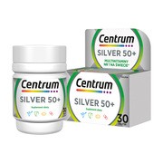 Centrum Silver 50+ witaminy i minerały dla osób po 50 roku życia, tabletki, 30 szt.        