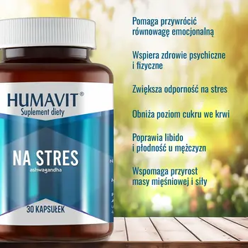 Humavit Ashwagandha Na Stres, kapsułki, 30 szt.