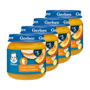 Zestaw 4x Gerber, indyk z dynią i ziemniaczkami, 5 m+