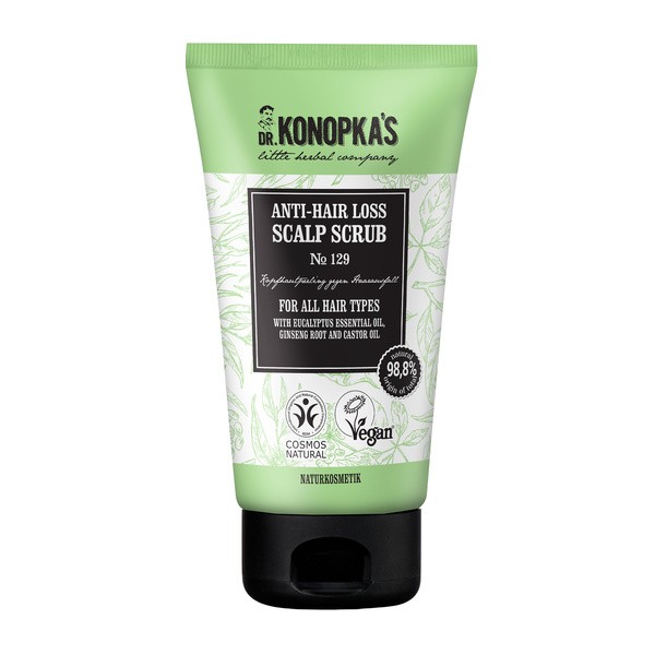 Dr. Konopka's Dr.Konopka's, peeling für die Kopfhaut gegen Haarausfall für alle Haartypen, 150 ml — Inhaltsstoffe und Bewertung