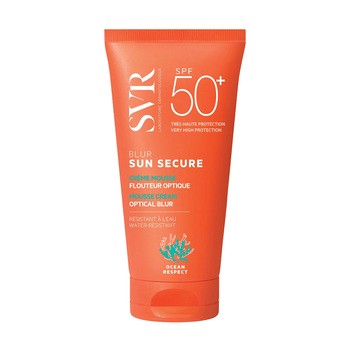 SVR Sun Secure Blur, ochronny krem optycznie ujednolicający skórę SPF 50+, 50 ml
