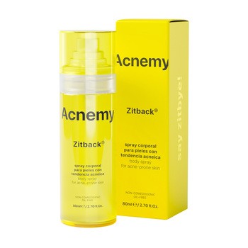 Acnemy Zitback, spray do ciała rozjaśniający przebarwienia, 80 ml