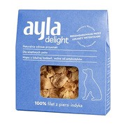 Ayla Delight, filet z piersi indyka, liofilizowane przysmaki dla psa, 28 g