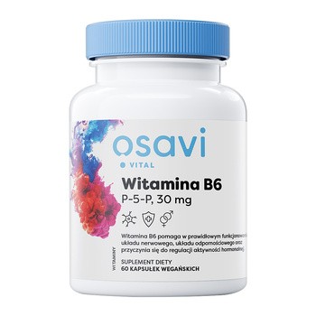 Osavi Witamina B6 P-5-P 30 mg, kapsułki twarde, 60 szt.