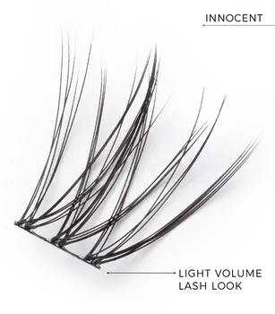 Nanolash DIY Eyelash Extensions, kępki rzęs, Innocent, 36 szt.