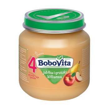 Bobo Vita, deser, jabłka i gruszki Williamsa, 125 g