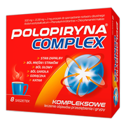 Polopiryna Complex, proszek w saszetkach do sporządzania roztworu doustnego, 8 szt.