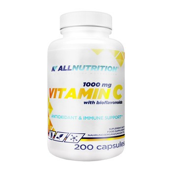 Allnutrition Vitamin C 1000 mg with bioflavonoids, kapsułki, 200 szt.