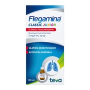 alt Flegamina Junior o smaku truskawkowym, (2 mg / 5 ml), syrop, 120 ml