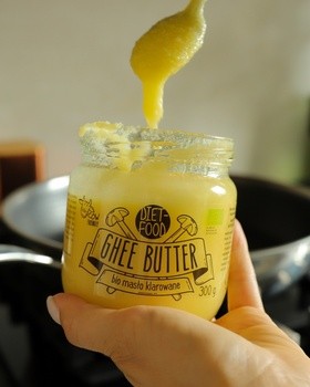 Diet-Food, Bio ghee, masło klarowane, 300 g