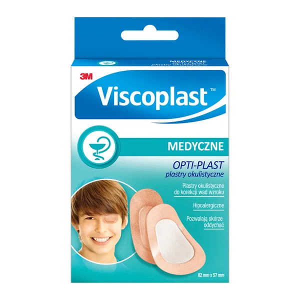 Plastry okulistyczne 82mm x 57mm 10szt [Viscoplast]