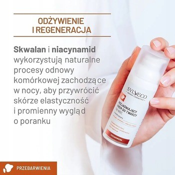 Sylveco Dermo Przebarwienia, krem rozjaśniający do twarzy na noc, 50 ml