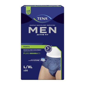 TENA Men Pants Plus, majtki chłonne, rozmiar L, 30 szt.