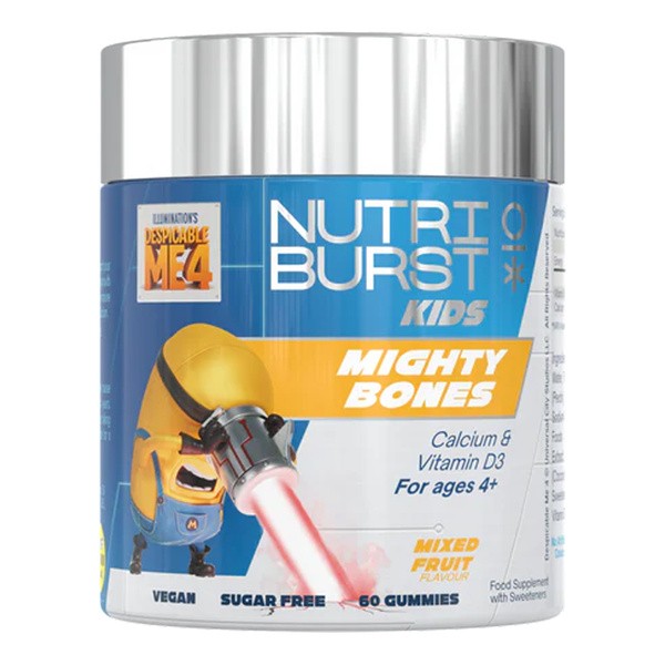 Wapń 240mg + Witamina D3 25µg 60 żelek [Nutriburst] - Nutriburst