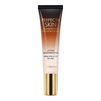 Perfecta Skin Małgorzata Kożuchowska, krem pod oczy liftingująco-rozświetlający na dzień/noc, 50+, 15 ml