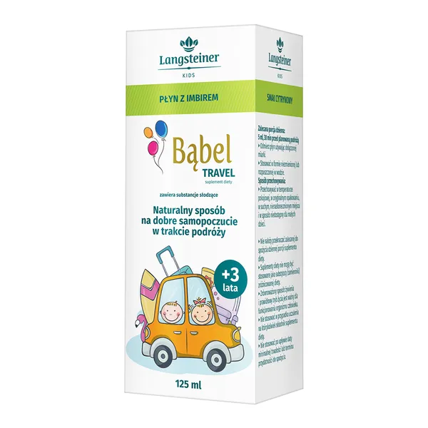 Bąbel Travel płyn z imbirem 125 ml [Bąbel] - Bąbel