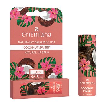 Orientana, naturalny balsam do ust Coconut Sweet, 4,2 g