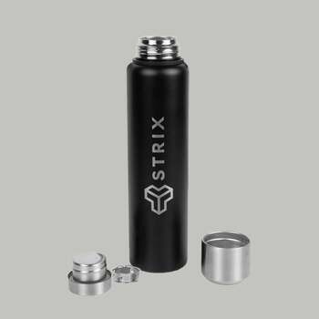 GymBeam Fusion, termos próżniowy, Strix, 850 ml, czarny, 1 szt.