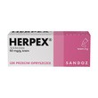Herpex, 50 mg/g, krem, 2 g (tuba)
