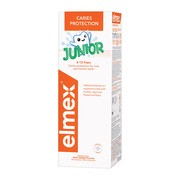 alt Elmex Junior, płyn do płukania jamy ustnej z aminofluorkiem, dla dzieci w wieku 6-12 lat, 400 ml