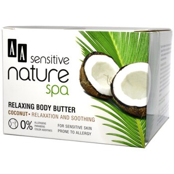 AA Sensitive Naturalne Spa, masło do ciała relaksujące, kokos, 200ml