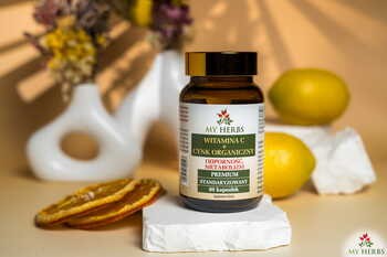 My Herbs Witamina C + Cynk Organiczny, kapsułki, 80 szt.