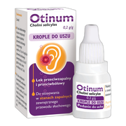 Otinum, 20% (200 mg/g), krople do uszu, 10 g