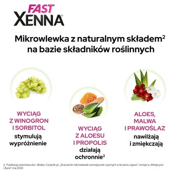 Xenna Fast, mikrowlewki, 10 g x 6 szt.