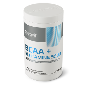 OstroVit BCAA + Glutamine 5500, kapsułki, 300 szt.
