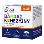 DOZ Med, bandaż elastyczny kohezyjny, 5 cm x 4,5 m, dla dzieci, 1 szt. https://azcdn.doz.pl/image/d/product/38c97855-scale-180x180.png