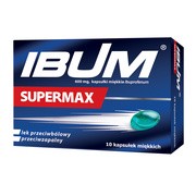 alt Ibum Supermax, 600 mg, kapsułki miękkie, 10 szt.