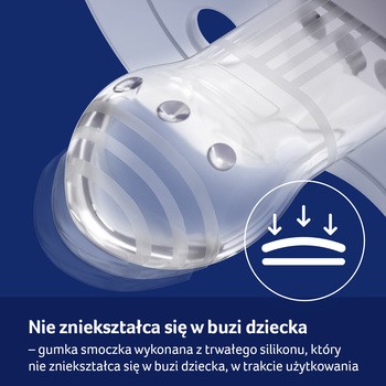 Canpol Lovi CapiChill, Smoczek silikonowy dynamiczny, 18m+, girl, 2 szt.