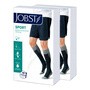 Zestaw Jobst Sport 1+1 GRATIS, rozmiar L, szare, sportowe podkolanówki uciskowe, 15-20 mmHg