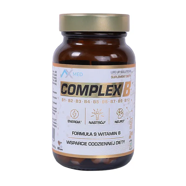 Complex B Witaminy B 60 kapsułek [Ax Med] - Ax Med