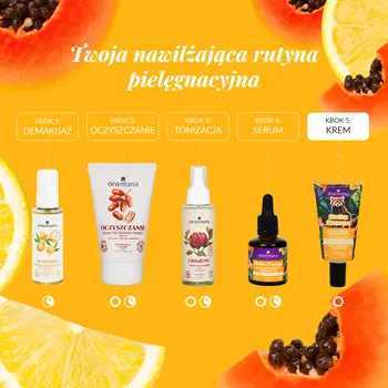 Orientana Hello Papaja, krem energetyzujący do twarzy na dzień, 40 ml