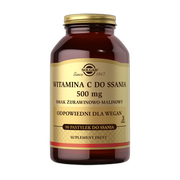 Solgar Witamina C do ssania 500 mg, pastylki do ssania, smak żurawinowo-malinowy, 90 szt.