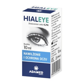 Hialeye, 0,2%, krople do oczu, 10 ml (NTC)
