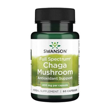 Swanson Full Spectrum Chaga Mushroom, kapsułki, 60 szt.