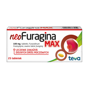 NeoFuragina Max, 100 mg, tabletki, 25 szt.