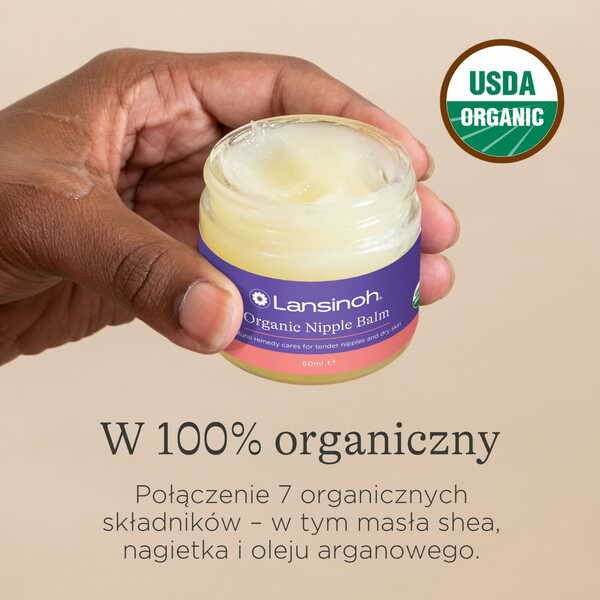 Lansinoh Lansinoh, organiczny balsam do brodawek piersi, 60 ml