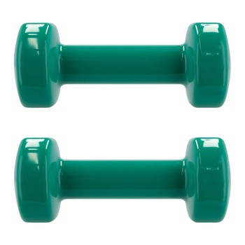 Spokey Shape, zestaw hantli winylowych, 2 x 2 kg