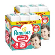 Zestaw 2 x Pampers Active Baby Pants, 8, (17+kg), pieluchomajtki, 92 szt.