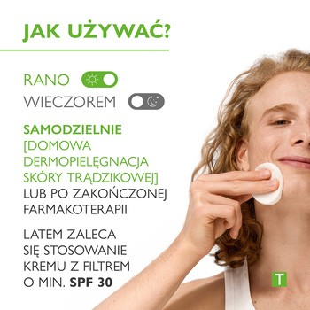 Pharmaceris T Sebo-Acidum-Claris, oczyszczający płyn bakteriostatyczny do twarzy, dekoltu i pleców, 190 ml