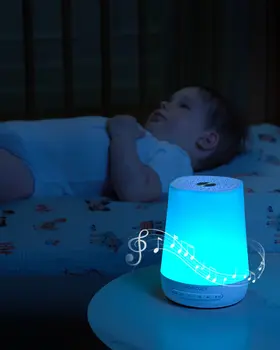 Momcozy Baby Sound Machine, inteligentny odtwarzacz dźwięków dla dzieci z lampką LED, 1 szt.